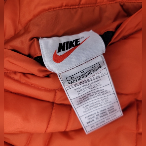 Nike Vintage Orange/blue Reversible Bomber - Picture 3 of 6